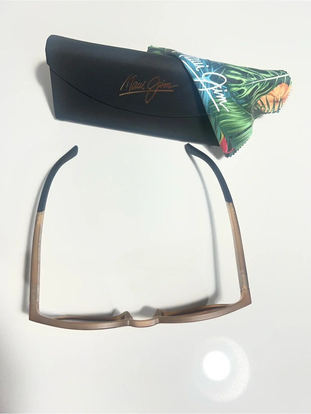 Maui Jim Brown Tortoise Sunglasses with Brown Lenses